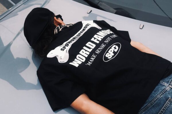SPDWORLDFAMOUS Black Boxy Workshirt - Image 2