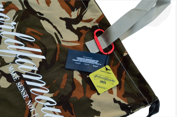 CARRY YOUR CHAOS British Camouflage (DPM) Tote Bag SPDWORLDFAMOUS X BLACKENED - Image 3