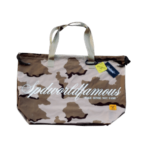 CARRY YOUR CHAOS Desert Camouflage  (DCP) Tote Bag SPDWORLDFAMOUS X BLACKENED