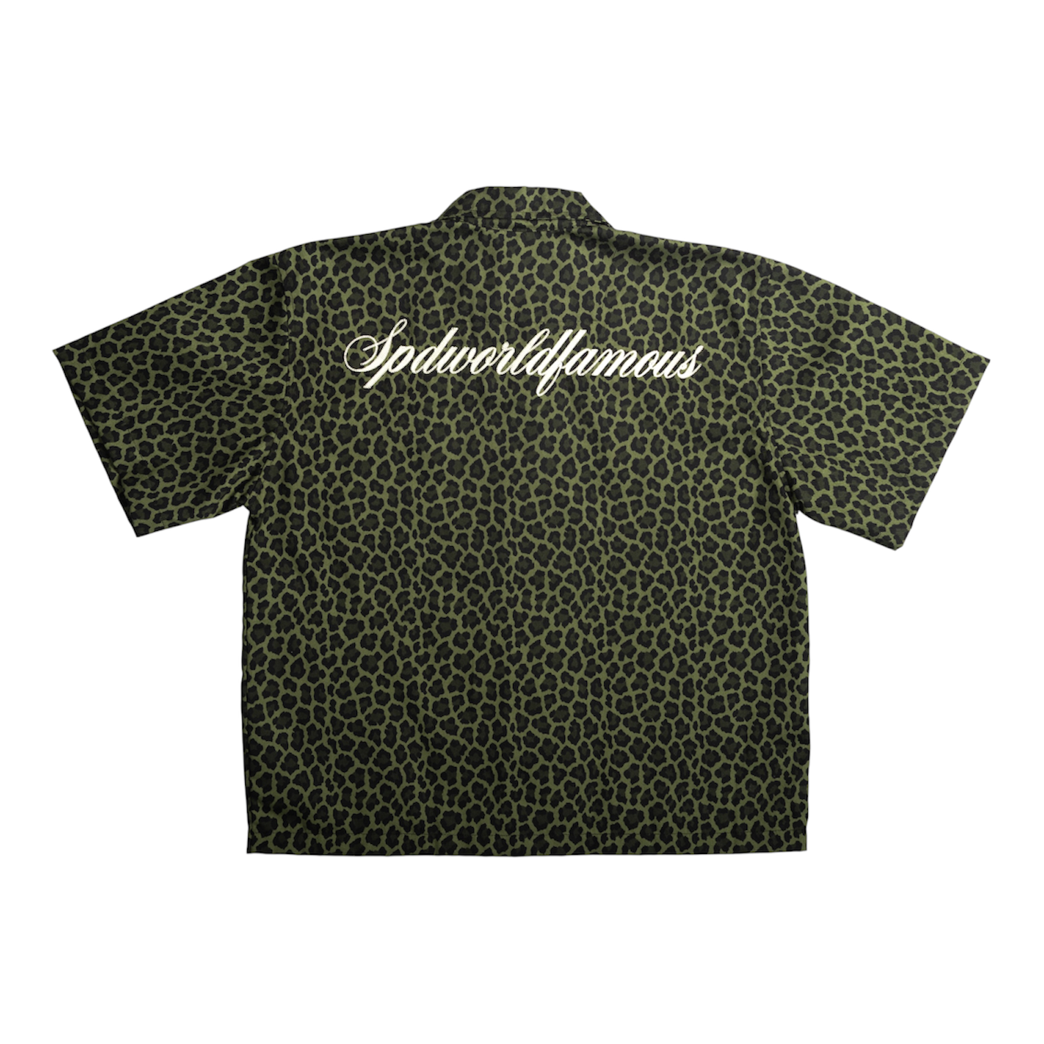 SPDWORLDFAMOUS Mad Leopard Open Neck Workshirt - Image 2